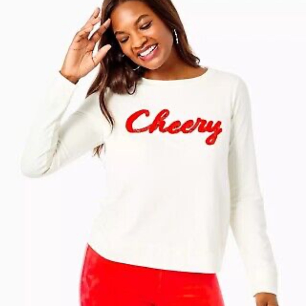 Lily Pulitzer XL “Cheery” Sweater